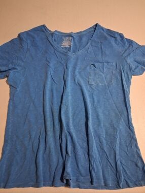 Time and Tru Sky Blue Short Sleeve Tee Size XL